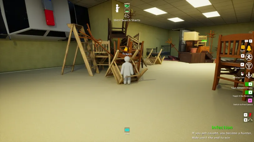 MECCHA CHAMELEON multiplayer lobby setup for friends and 2-10 player matches